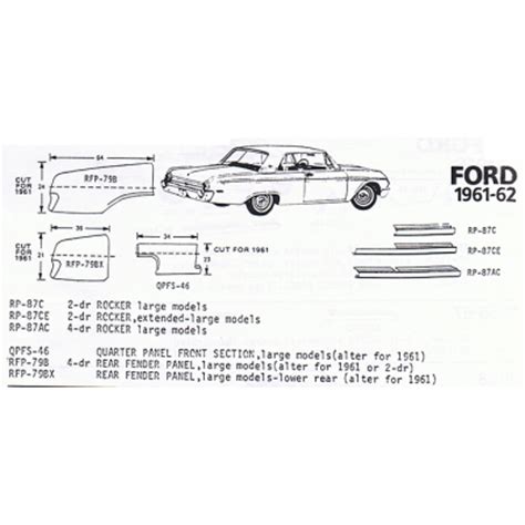 1966 ford galaxie sheet metal|1966 Ford galaxie interior parts.